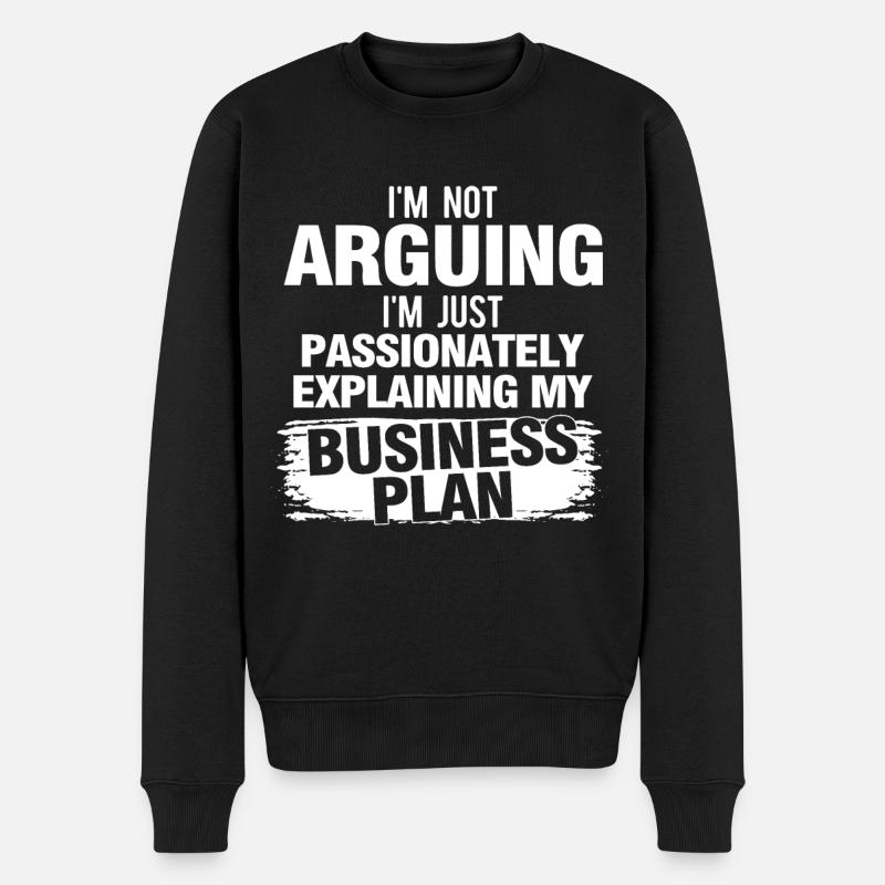 Entrepreneurs Entreprise Entrepreneuriat - Pull Premium bio Homme - noir