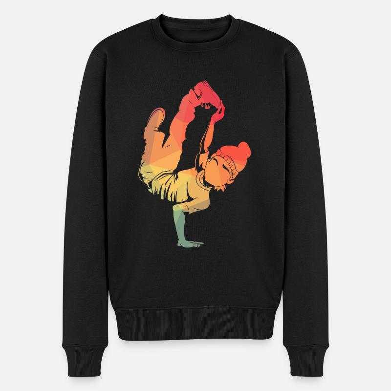 Hip Hop breakdance Danse - Pull Premium bio Homme - noir
