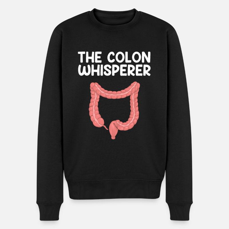 Colon Whisperer, Endoscopie Gastroentérologie - Pull Premium bio Homme - noir