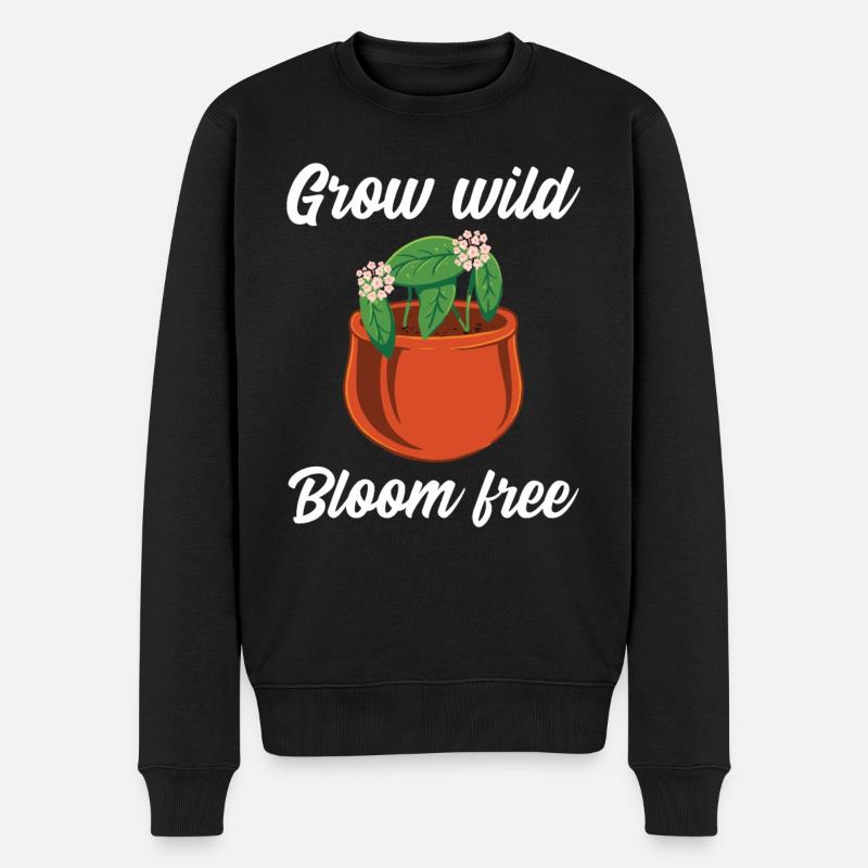 Cultivez sans fleurs sauvages - Pull Premium bio Homme - noir