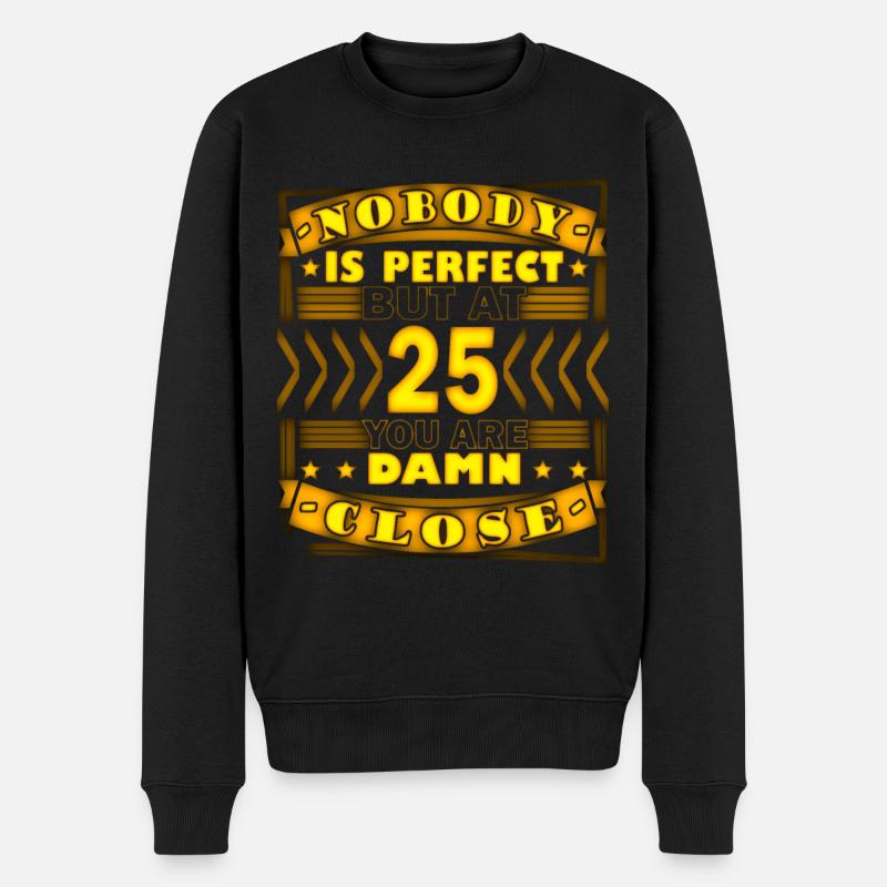 25e anniversaire 25 - Pull Premium bio Homme - noir