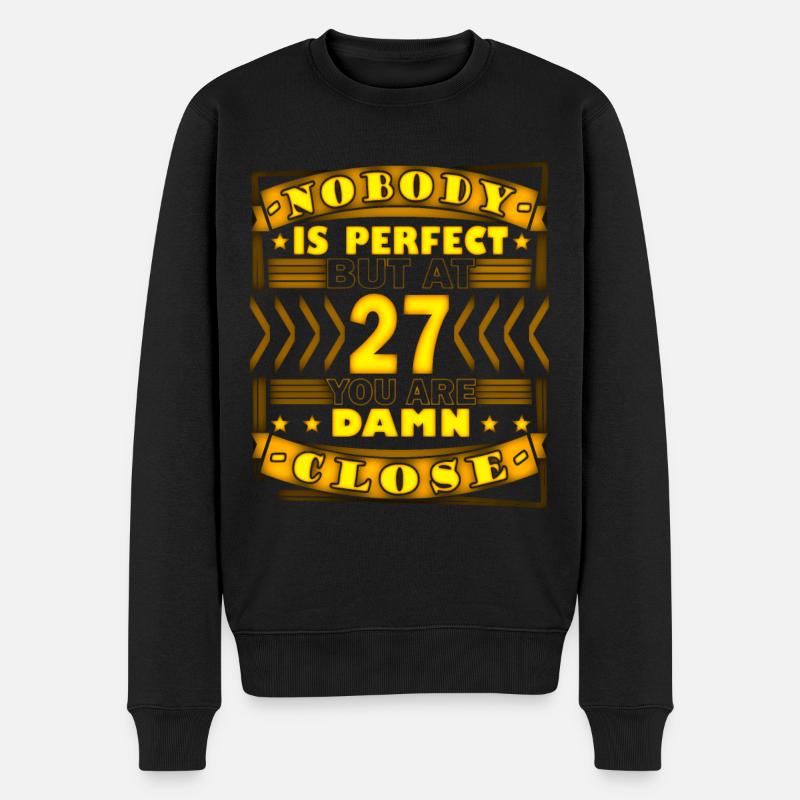 27e anniversaire - Pull Premium bio Homme - noir