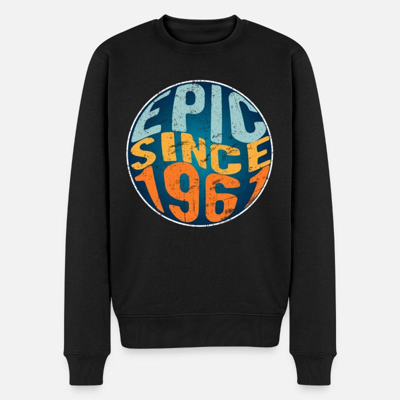 Episch Seit 1961 - Männer Premium Bio Pullover - Schwarz