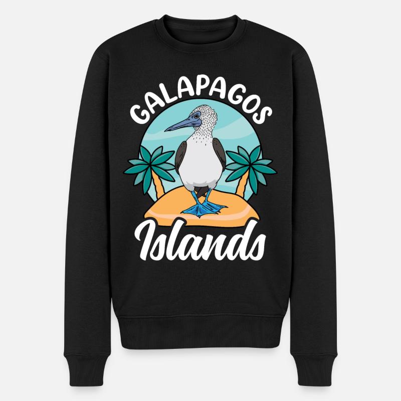 Galapagos Islands - Männer Premium Bio Pullover - Schwarz