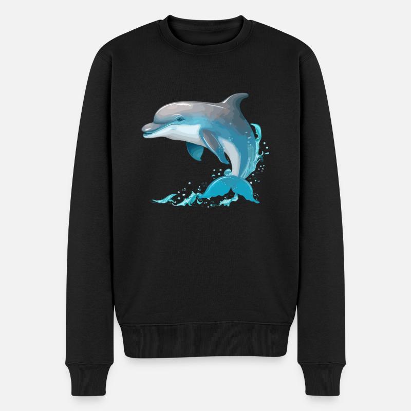 Dauphin - Pull Premium bio Homme - noir