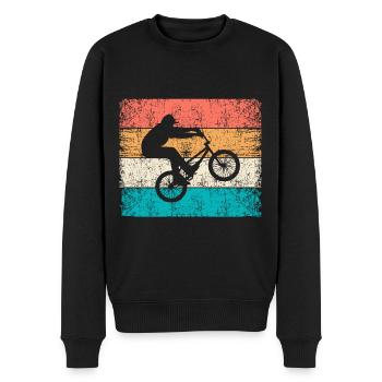 Bunnyhop BMX Vintage Cascade BMX - Pull Premium bio Homme - noir - Devant - Nico (187cm)