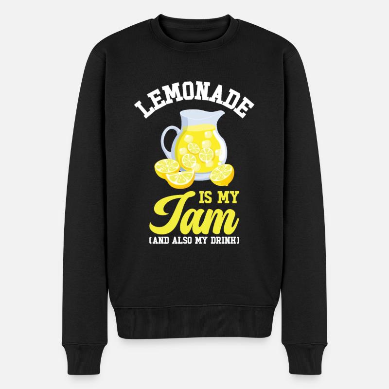 Lemon Fruit Lemonade Citrus - Men's Premium Organic Jumper - black