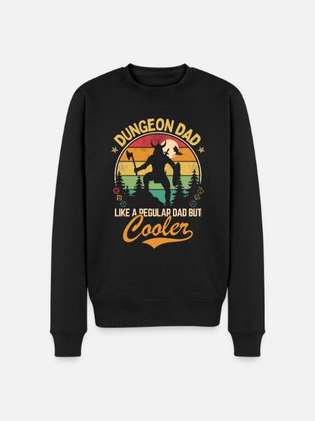 Daddy Dungeon - Als een normale maar koelere vader - Mannen Premium Bio sweater - zwart