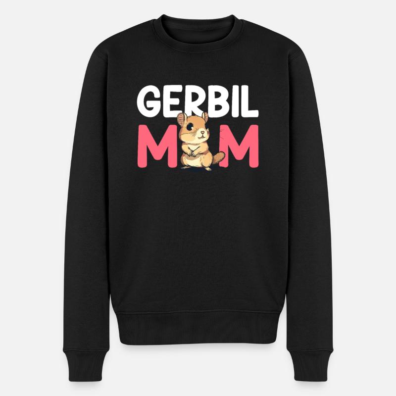 Gerbille maman, gerbille - Pull Premium bio Homme - noir