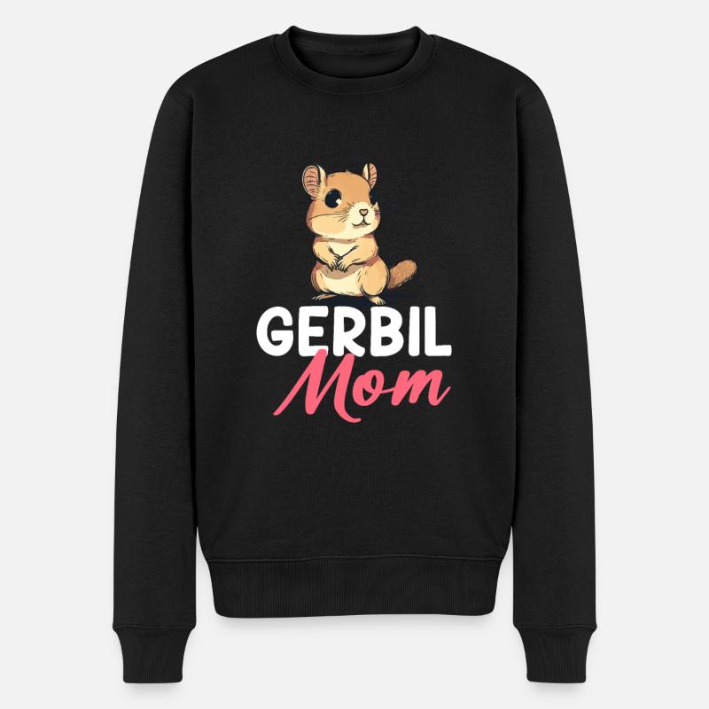 Gerbille maman, gerbille - Pull Premium bio Homme - noir