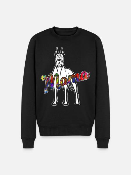Great Dane Great Dane Mama - Men's Premium Organic Jumper - black