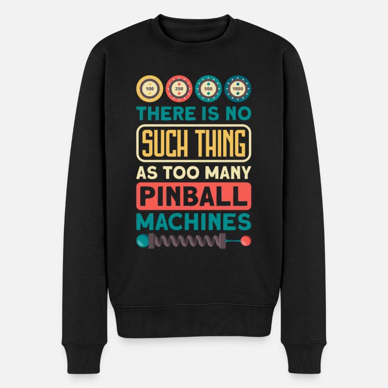 Flipper Retro Pinball Flipperautomat Bumper - Pull Premium bio Homme - noir