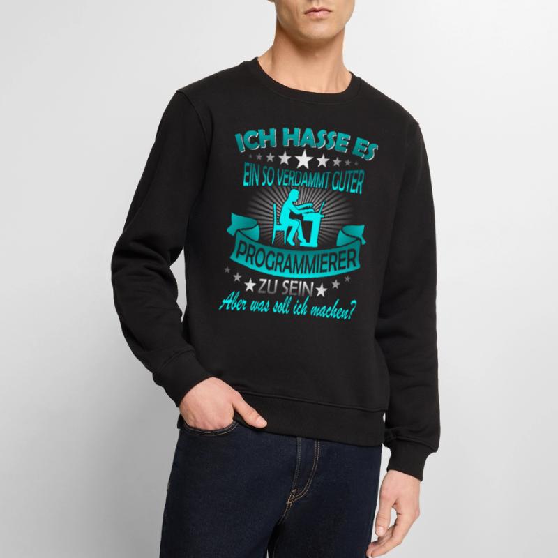 Programmierer IT Programmieren Geschenk Lustig Männer Premium Bio Pullover