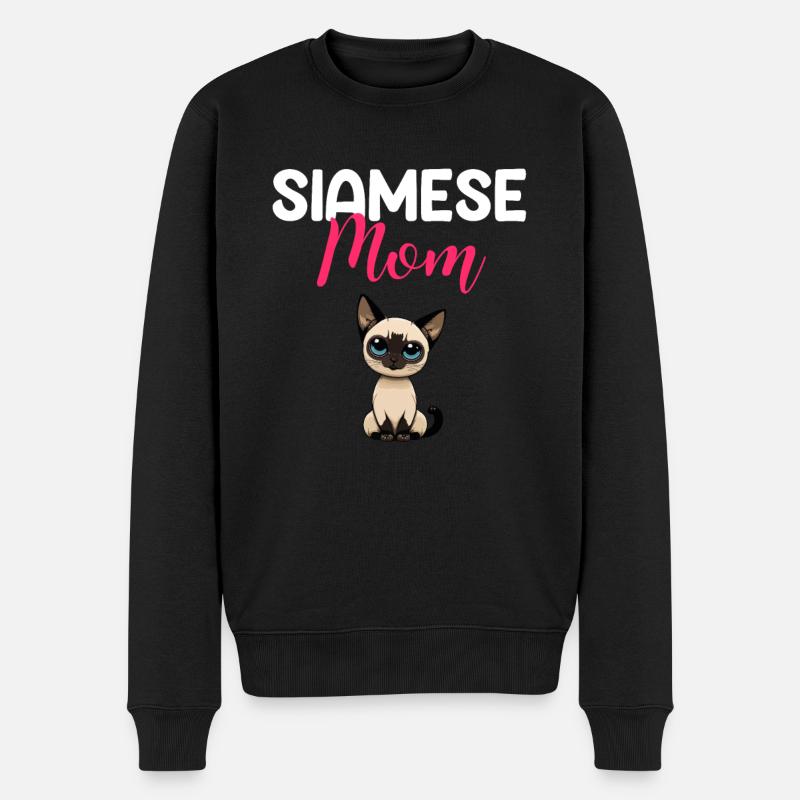 Chat siamois - Pull Premium bio Homme - noir