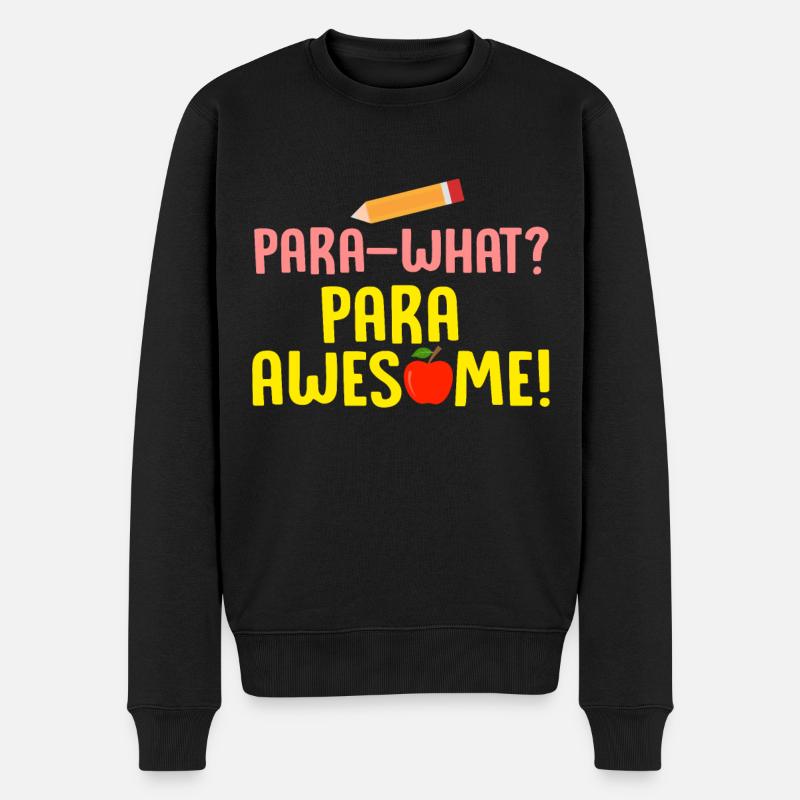 Aide-éducateur de l’enseignant - Pull Premium bio Homme - noir