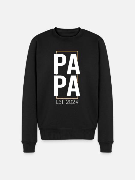 Dad 2024 - Men's Premium Organic Jumper - black