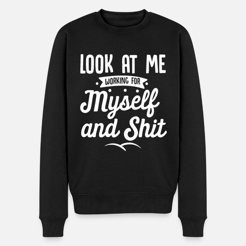 Entrepreneur Entreprise Entrepreneuriat - Pull Premium bio Homme - noir