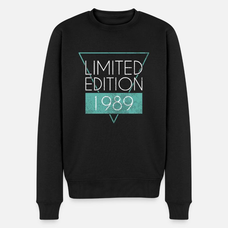Édition limitée 1989 - Pull Premium bio Homme - noir