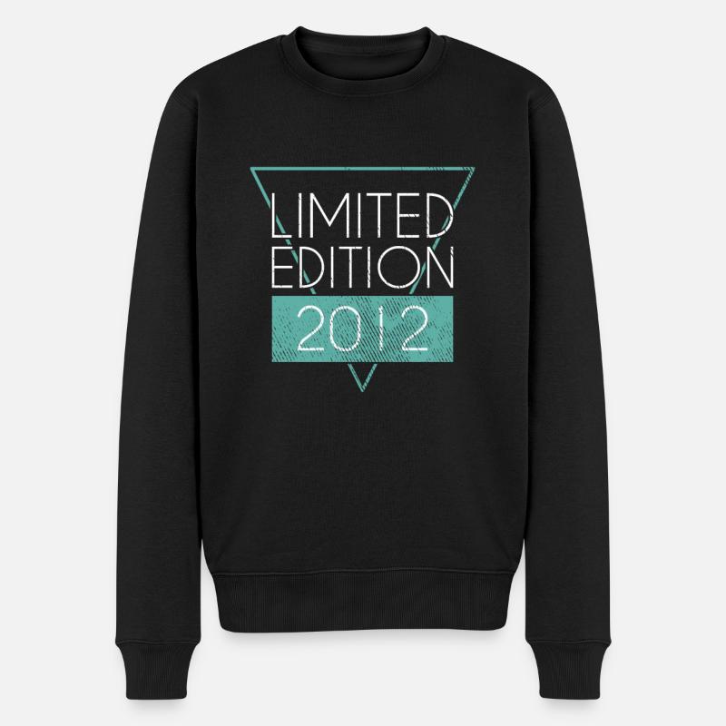 Limited Edition 2012 - Männer Premium Bio Pullover - Schwarz