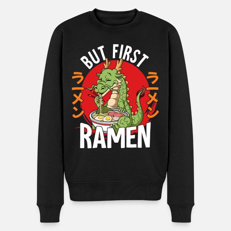 Mais d’abord Ramen - Pull Premium bio Homme - noir