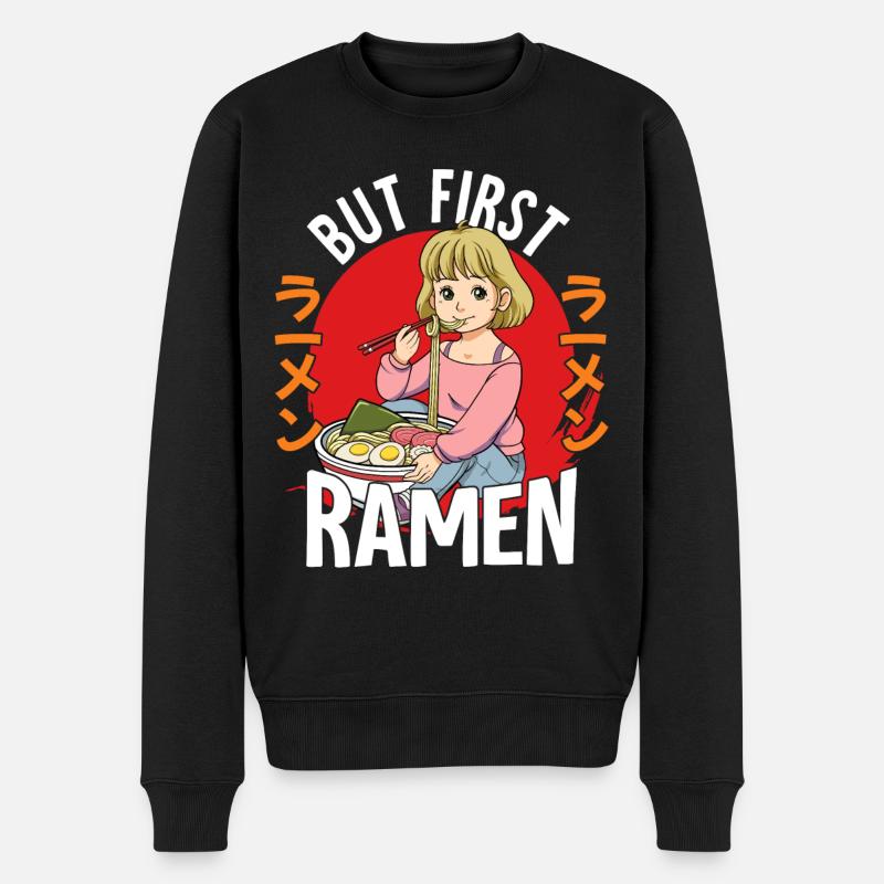 Mais d’abord Ramen - Pull Premium bio Homme - noir