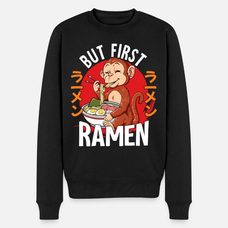 Mais d’abord Ramen - Pull Premium bio Homme - noir