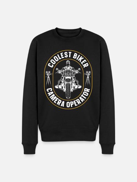Caméraman Coolest Biker Camera Maker - Pull Premium bio Homme - noir