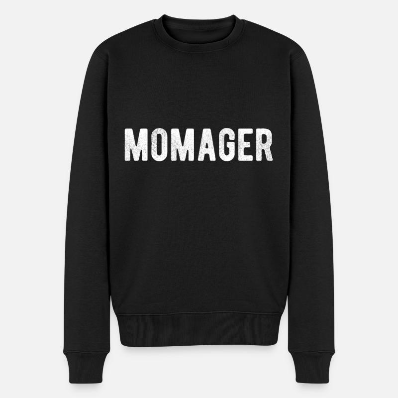 Momager - Pull Premium bio Homme - noir