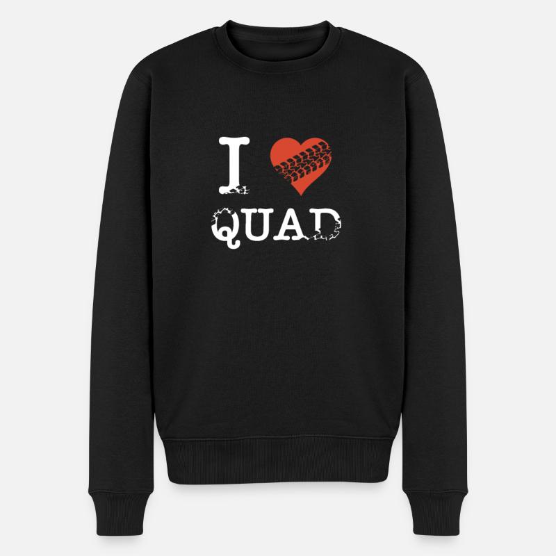Quad Mud Tire Marks ATV I Love Quad - Pull Premium bio Homme - noir