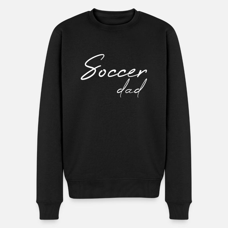 Papa de soccer - Pull Premium bio Homme - noir