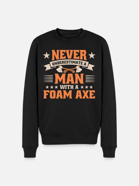 LARP Live-Action-Rollenspiel - Männer Premium Bio Pullover - Schwarz