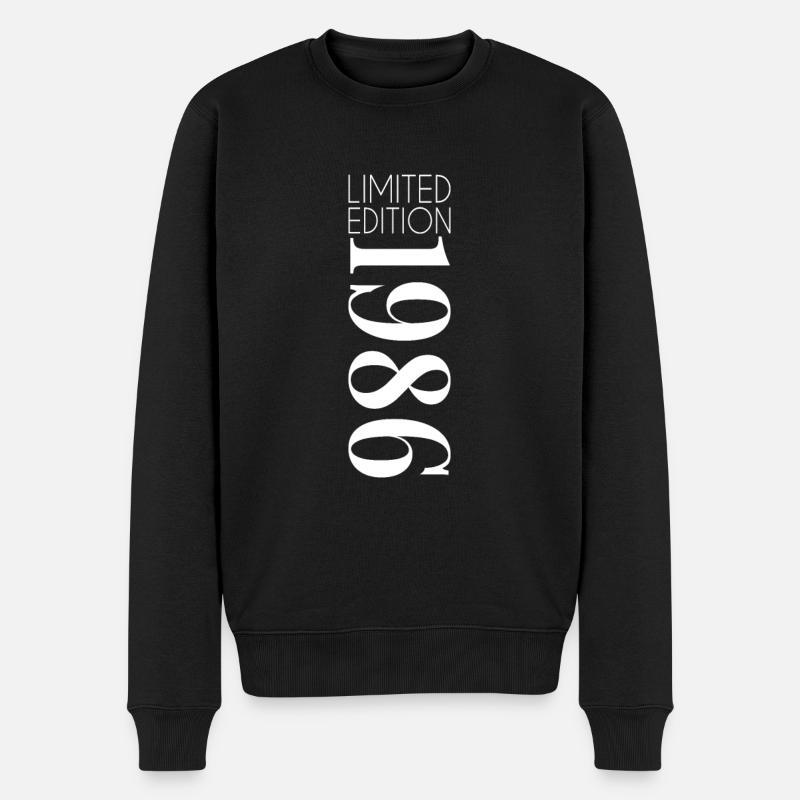 Édition limitée 1986 - Pull Premium bio Homme - noir
