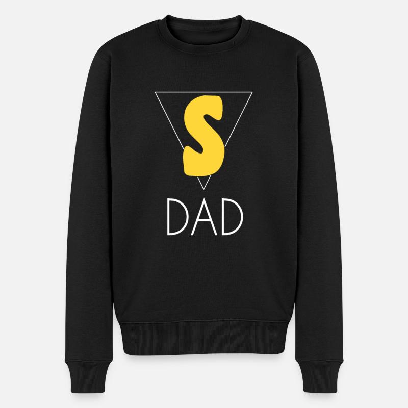 Superdad - Männer Premium Bio Pullover - Schwarz