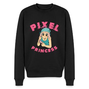 Internationaler Frauentag Gamer - Männer Premium Bio Pullover - Schwarz - Vorne - Nico (187cm)