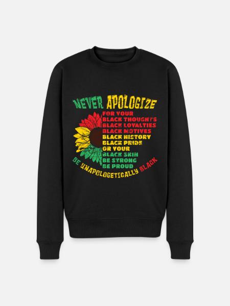 Histoire des Noirs Juneteenth - Pull Premium bio Homme - noir