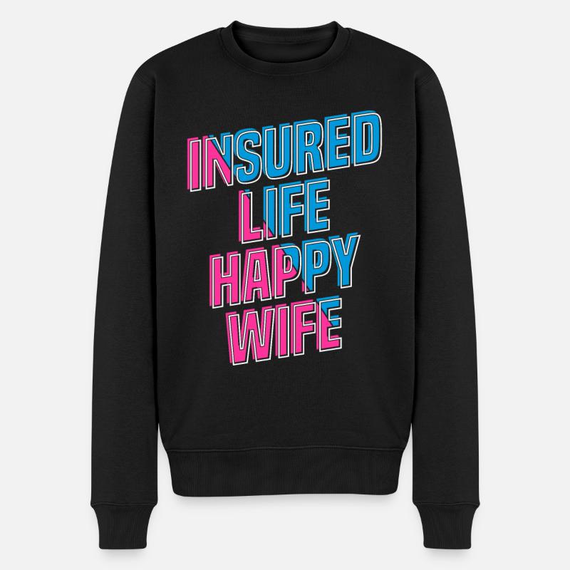 Versicherungskaufmann Versicherungsvertreter - Männer Premium Bio Pullover - Schwarz