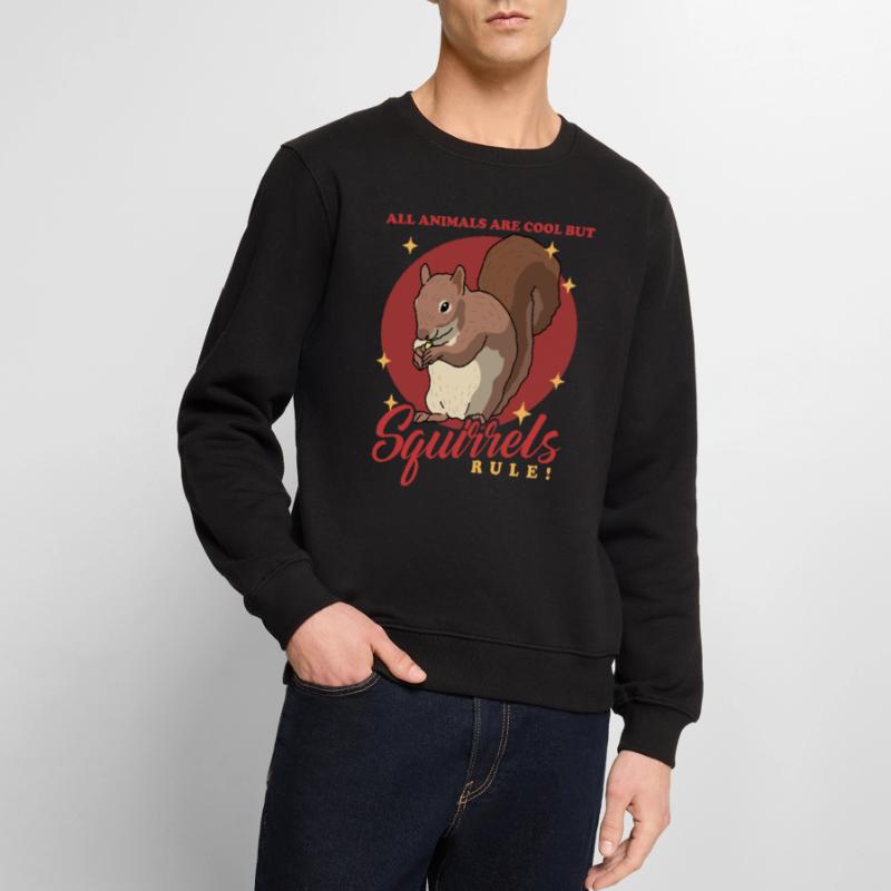 Süße Eichhörnchen Grauhörnchen Hörnchen Geschenk Männer Premium Bio Pullover