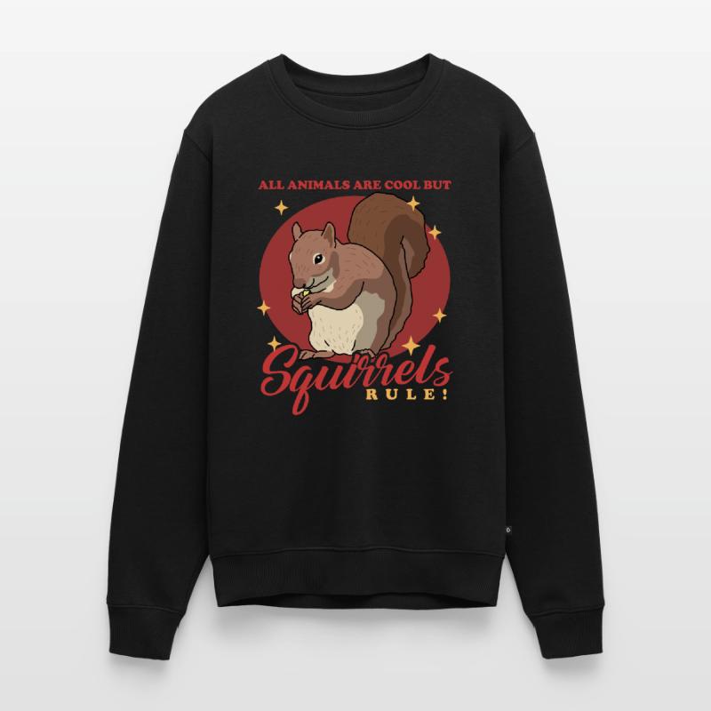 Süße Eichhörnchen Grauhörnchen Hörnchen Geschenk Männer Premium Bio Pullover