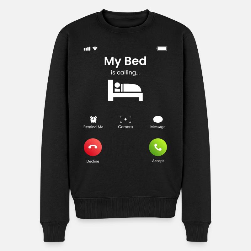 Mon lit appelle - Pull Premium bio Homme - noir