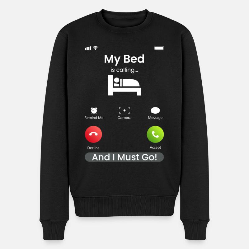 Mon lit appelle - Pull Premium bio Homme - noir