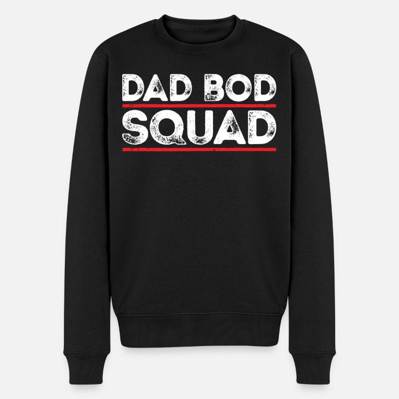 Escouade Papa Bod - Pull Premium bio Homme - noir