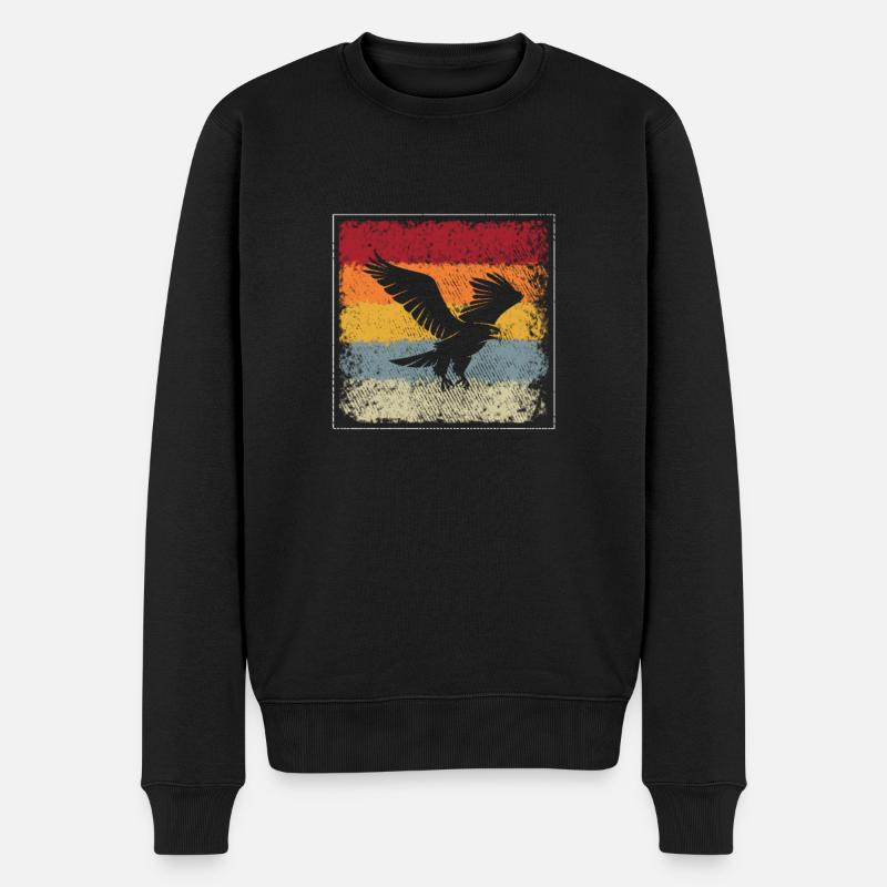Adler Rétro - Pull Premium bio Homme - noir