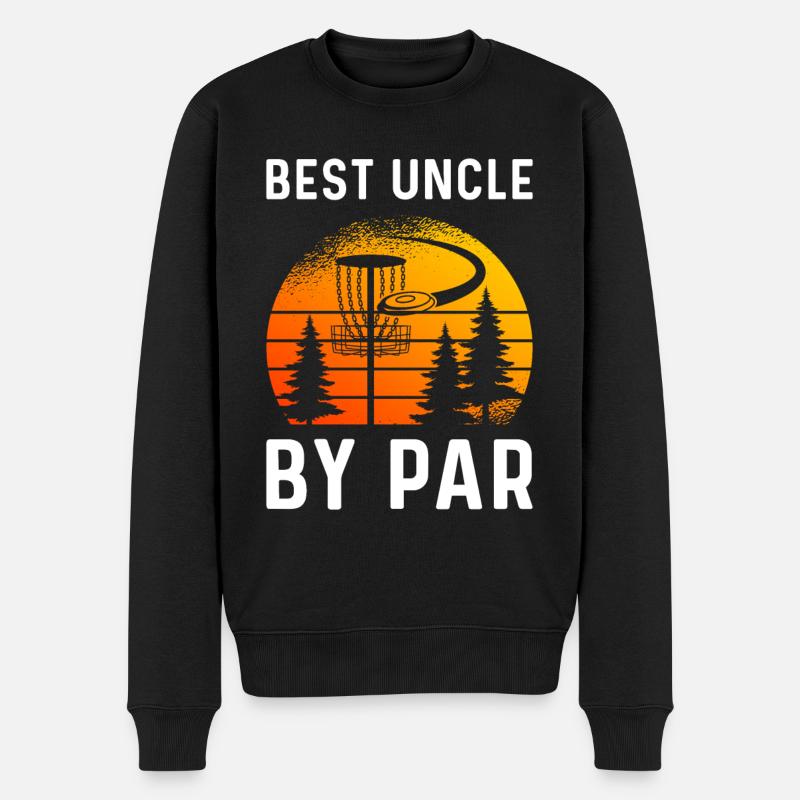 Uncle By Par - Männer Premium Bio Pullover - Schwarz
