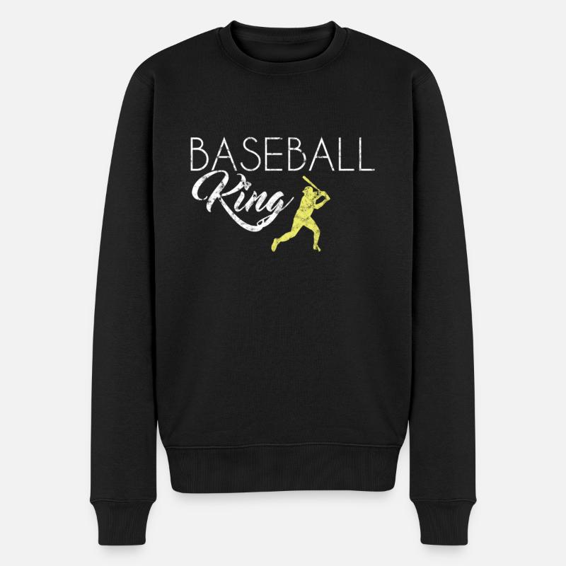Roi du baseball - Pull Premium bio Homme - noir