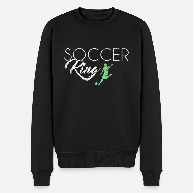 Roi du football - Pull Premium bio Homme - noir