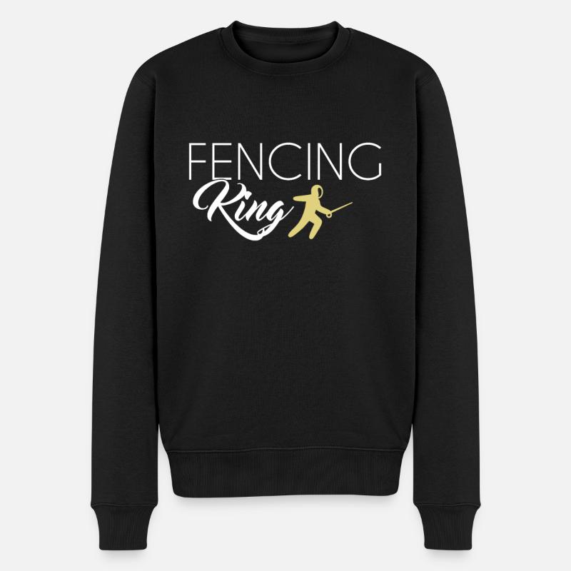 Roi de l’escrime - Pull Premium bio Homme - noir