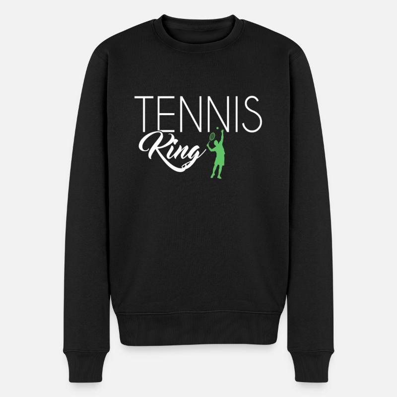 Roi du tennis - Pull Premium bio Homme - noir