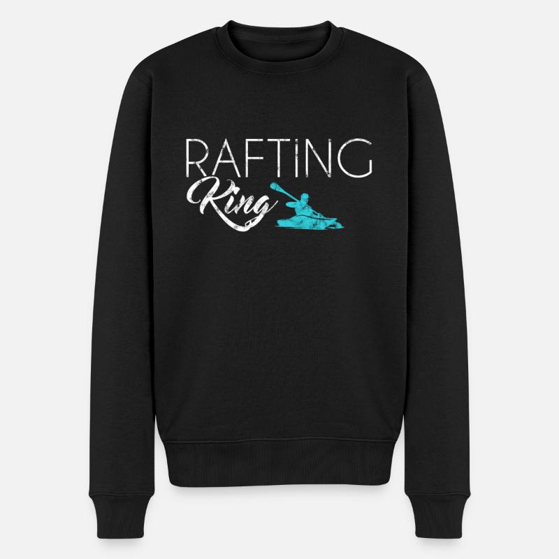 Rafting King - Pull Premium bio Homme - noir