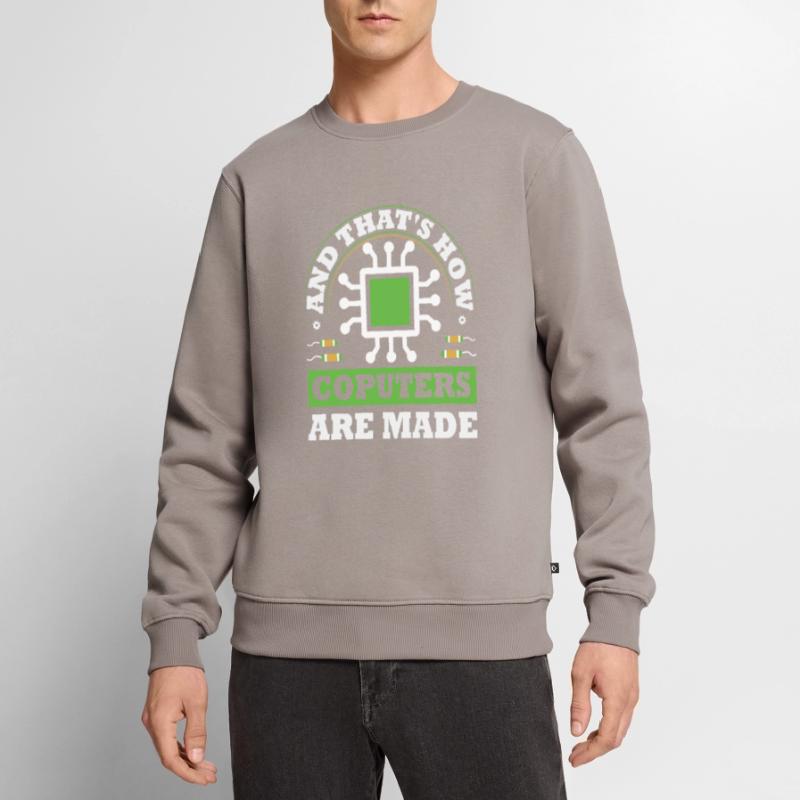 Programmer Computer Science Coder Software Men's Premium Organic Jumper