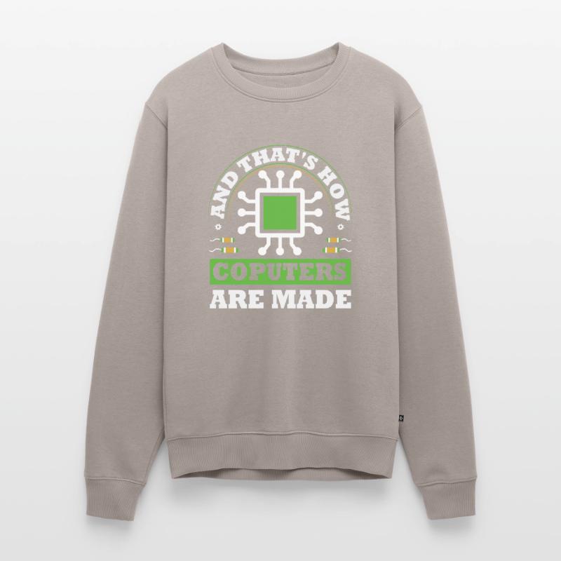 Programmer Computer Science Coder Software Men's Premium Organic Jumper